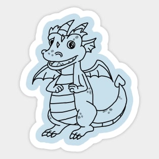 Smaug the Cuddler Sticker